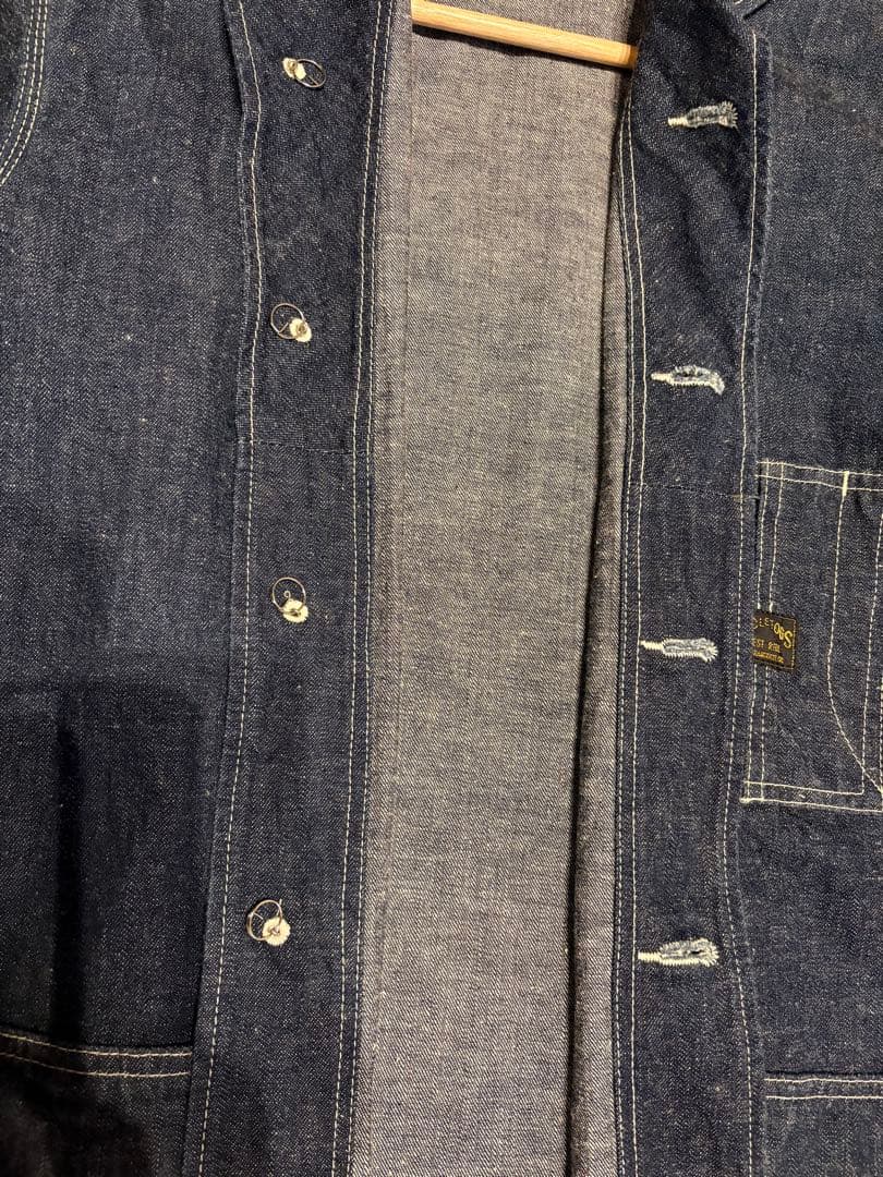 WESTRIDE ウエストライド デニムジャケット カバーオール 濃紺 38