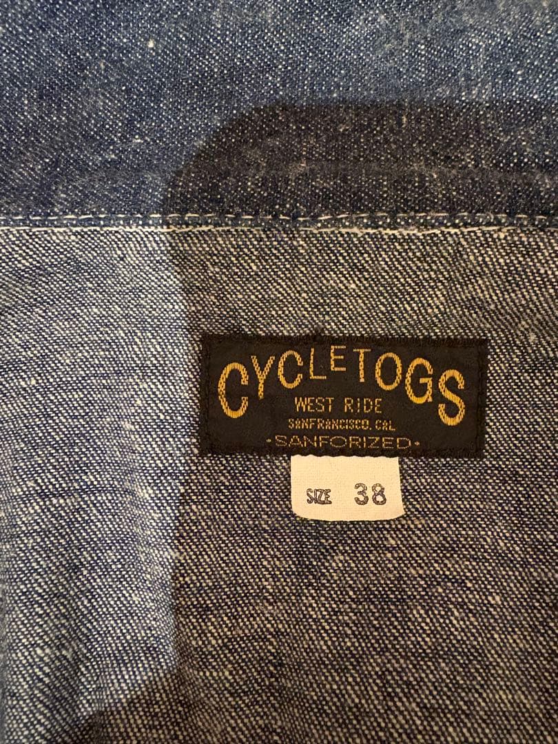 WESTRIDE ウエストライド デニムジャケット カバーオール 濃紺 38