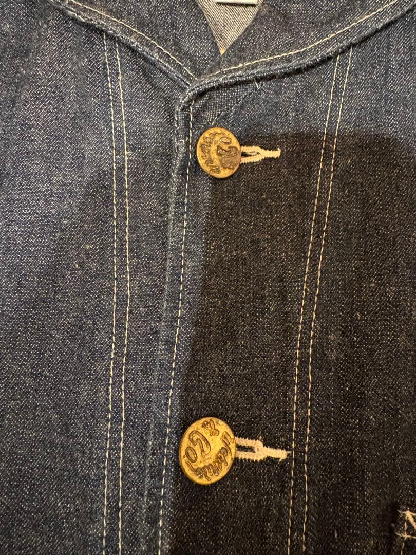 WESTRIDE ウエストライド デニムジャケット カバーオール 濃紺 38