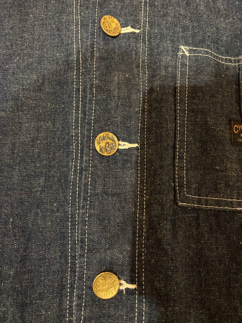 WESTRIDE ウエストライド デニムジャケット カバーオール 濃紺 38