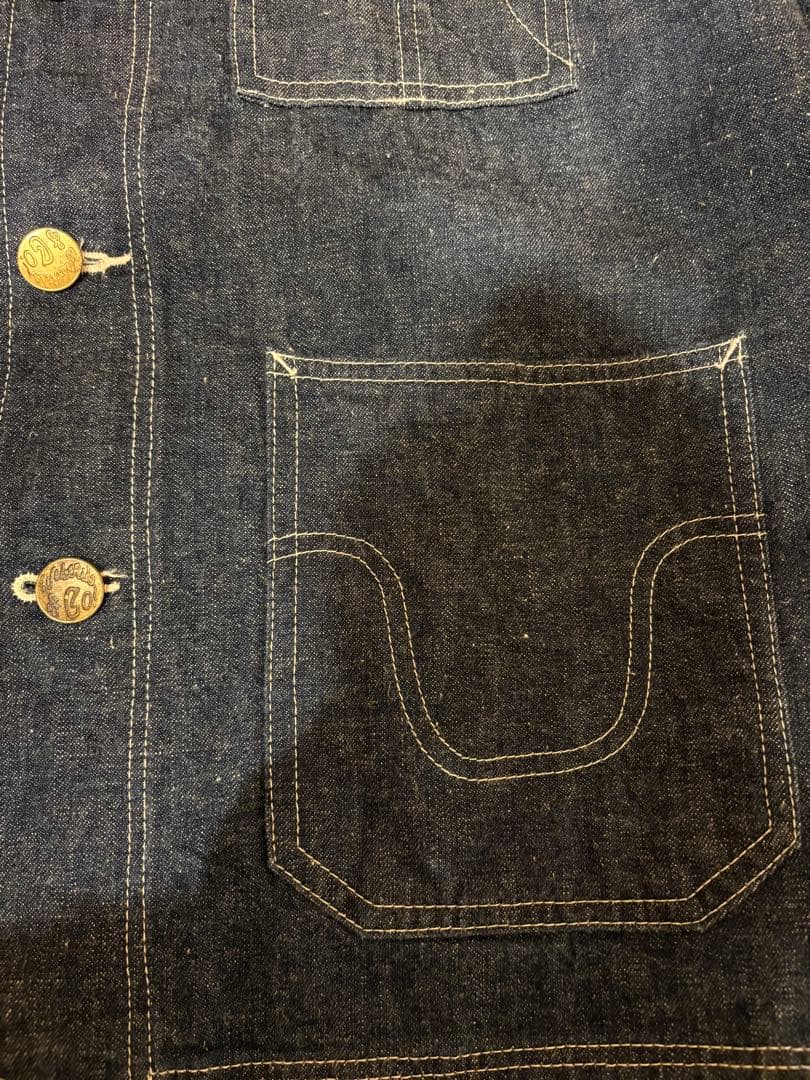 WESTRIDE ウエストライド デニムジャケット カバーオール 濃紺 38