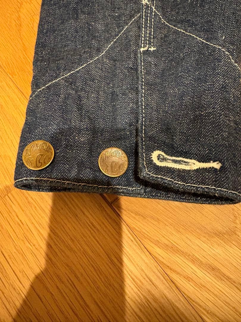 WESTRIDE ウエストライド デニムジャケット カバーオール 濃紺 38