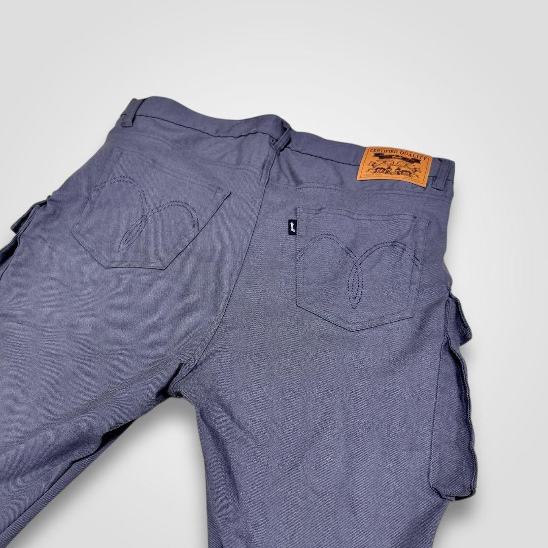 1572◆glamb グラム スキニーサルエルカーゴパンツ M グレー