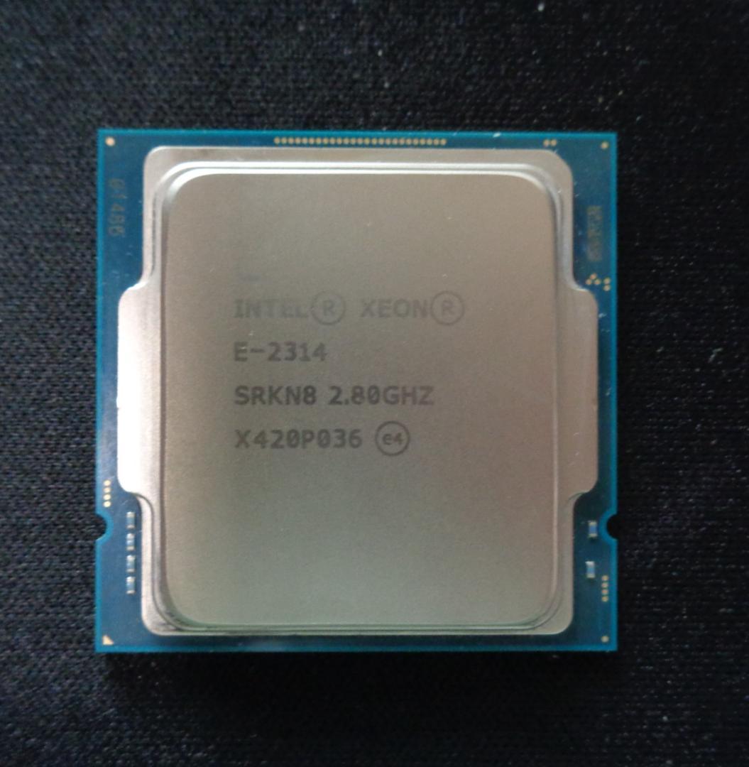 インテルCPU　intel Xeon E-2314　2.80GHｚ