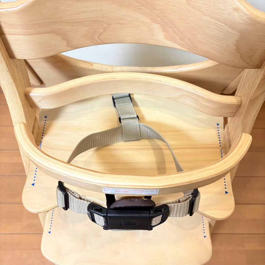 【美品・別売りベルト付属】大和屋 すくすくチェアスリムプラス テーブル•ガード付