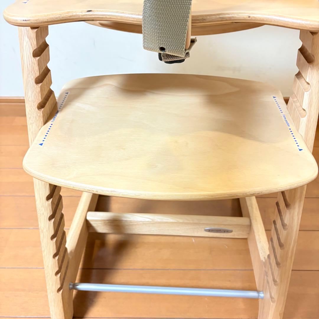 【美品・別売りベルト付属】大和屋 すくすくチェアスリムプラス テーブル•ガード付