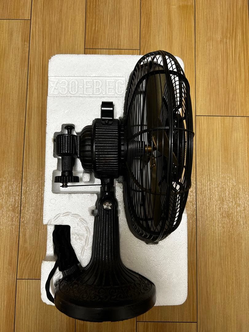三菱電機扇風機 Z-30EB レトロ アンティーク 黒