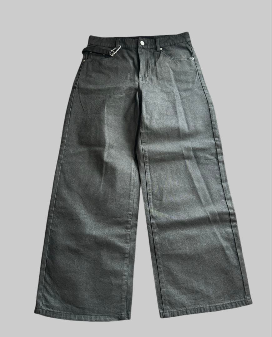 パンツ STRAPPED BAGGY OIL PANTS goar.archive