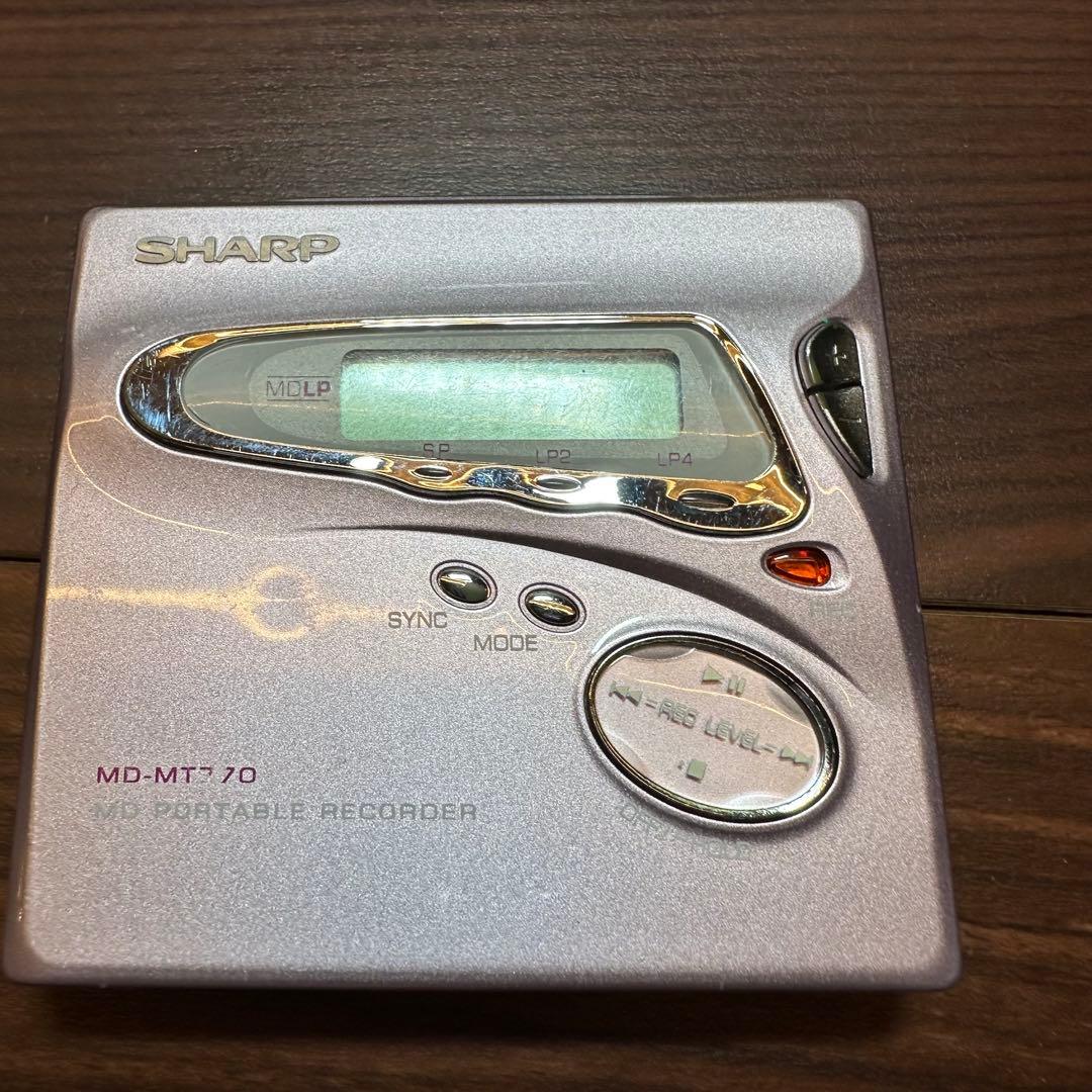 SHARP MD-MT770 ポータブルMDプレーヤー 5542