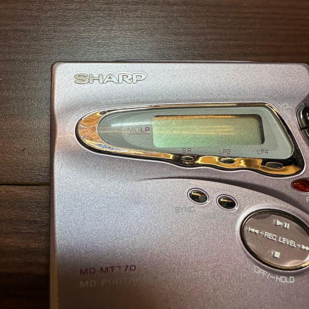 SHARP MD-MT770 ポータブルMDプレーヤー 5542
