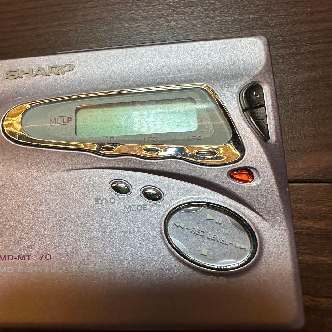 SHARP MD-MT770 ポータブルMDプレーヤー 5542