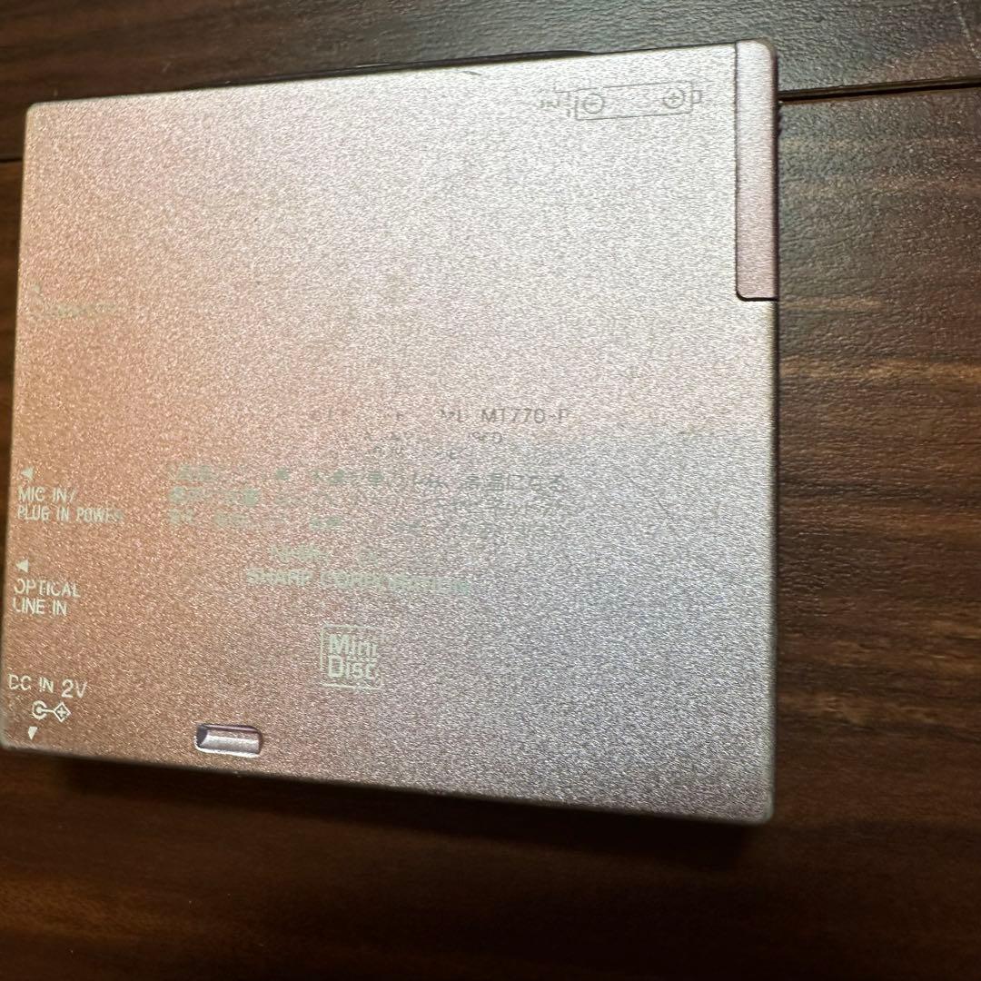 SHARP MD-MT770 ポータブルMDプレーヤー 5542