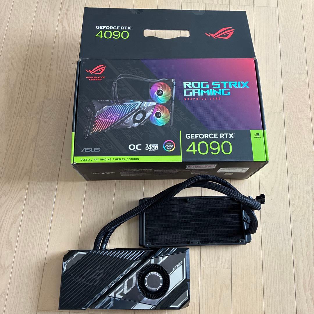 ASUS ROG RTX 4090 ヒートシンク　ファン　バックプレート　LED