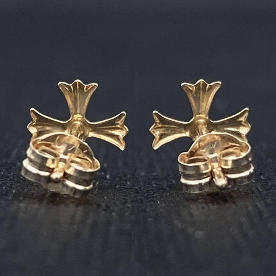 AVALANCHE 10K ゴールド クロス デザイン ピアス 2個 セット