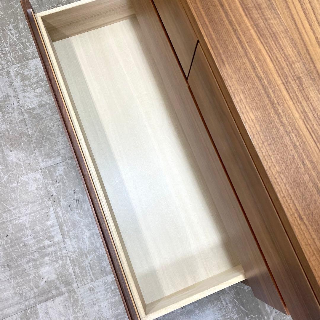 MUJI 無印良品 チェスト 引き出し 収納 4段 ウォールナット材突板