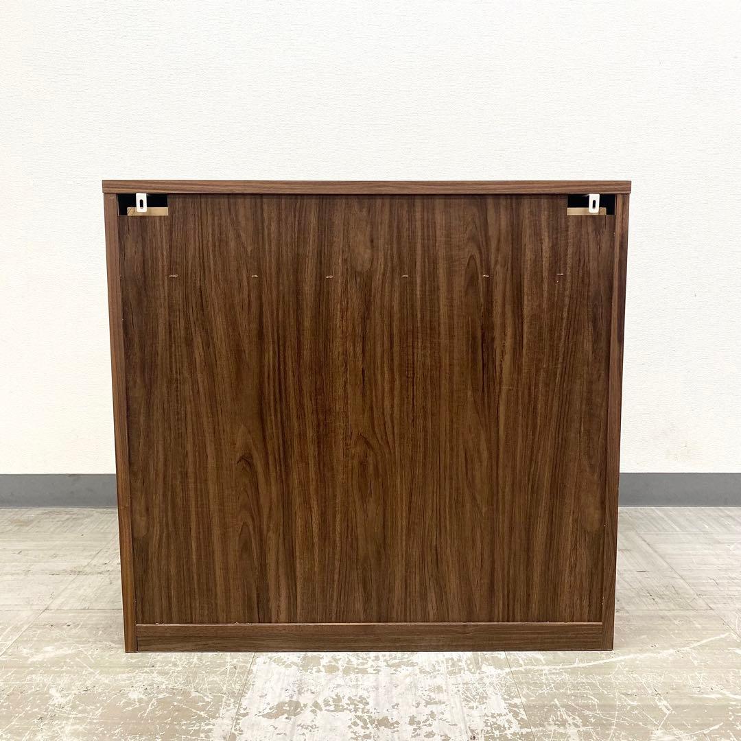 MUJI 無印良品 チェスト 引き出し 収納 4段 ウォールナット材突板