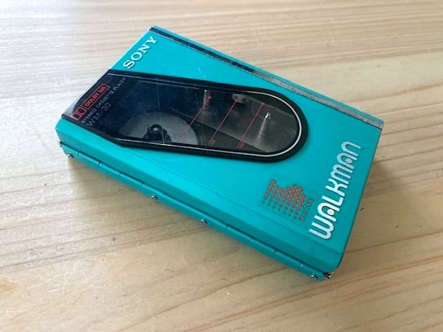 美品 高音質 整備済完全動作品 ソニー WM-30 グリーン 超レア色