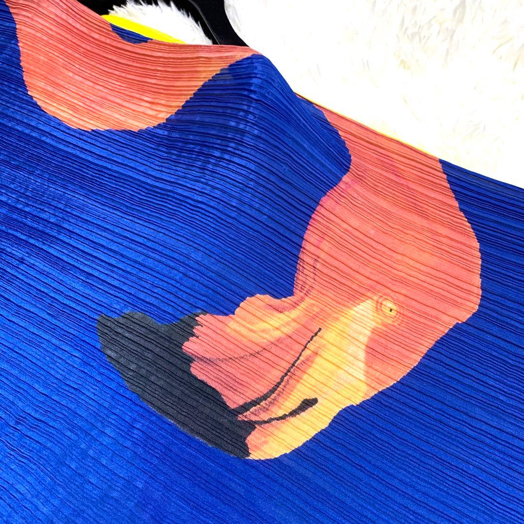 【MAICAT】プリーツプリーズ フラミンゴ 鹿 アニマルプリント