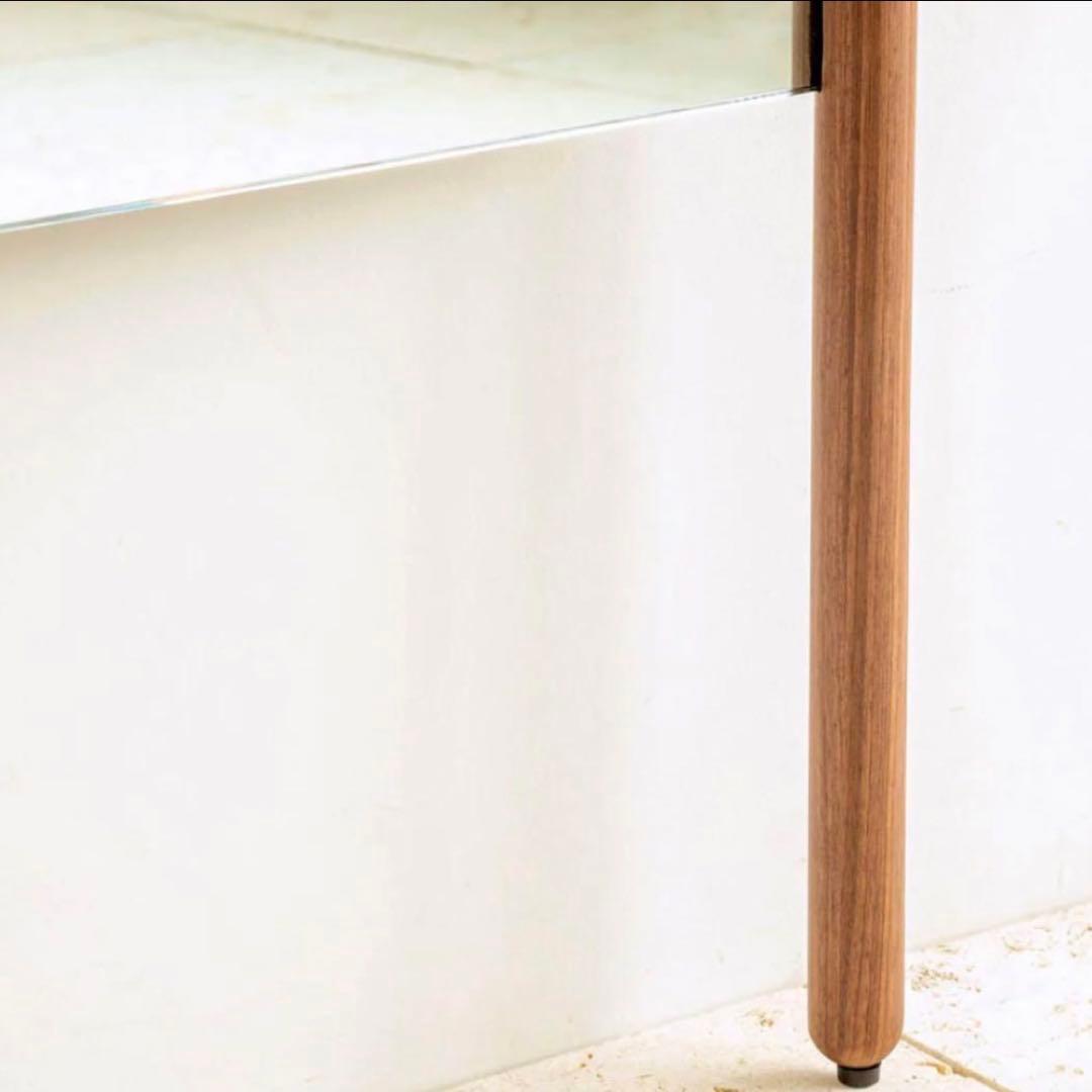 関家具 スタンドミラー スーク 姿見 全身鏡 ウォールナット 新品