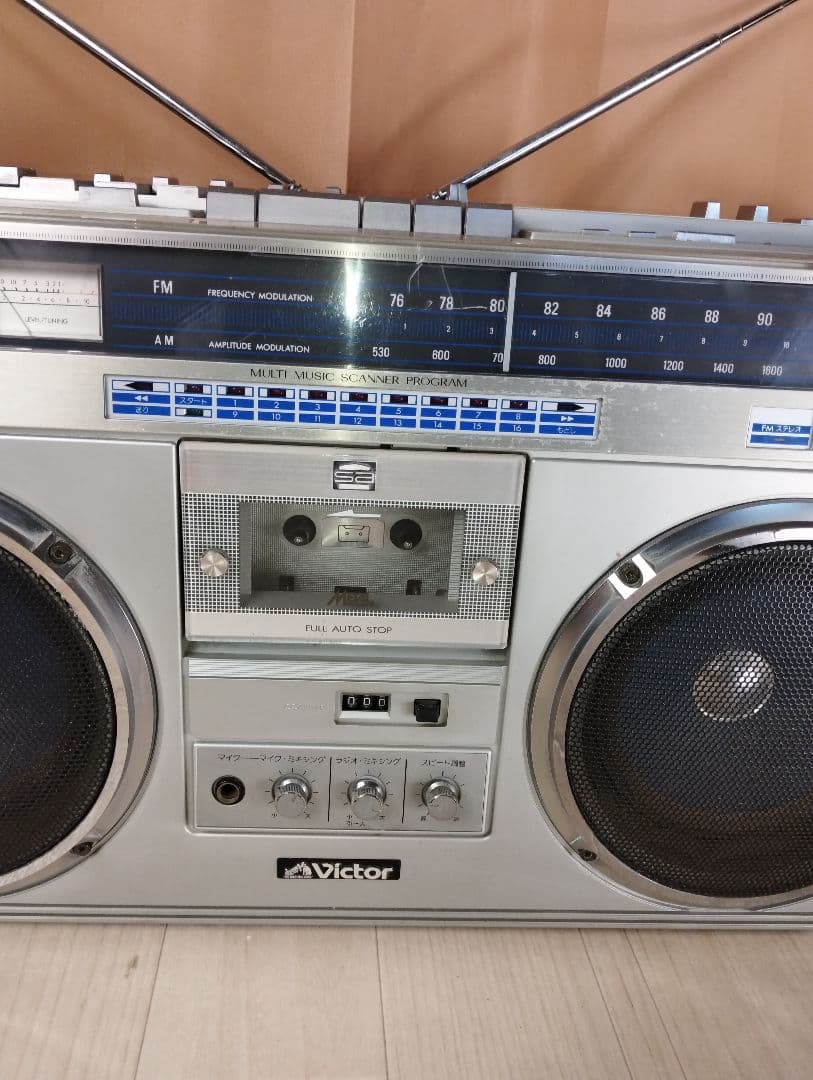 ラジオOK Victor RC-M70　ラジカセ 当時物