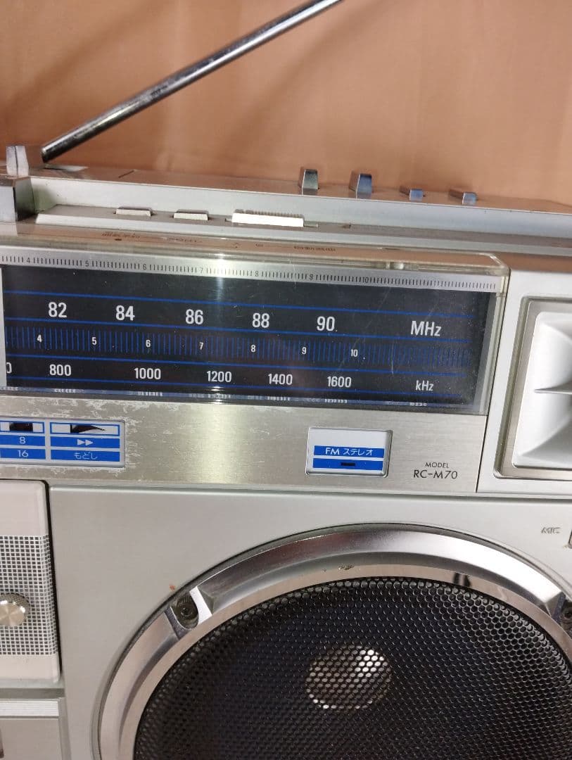 ラジオOK Victor RC-M70　ラジカセ 当時物