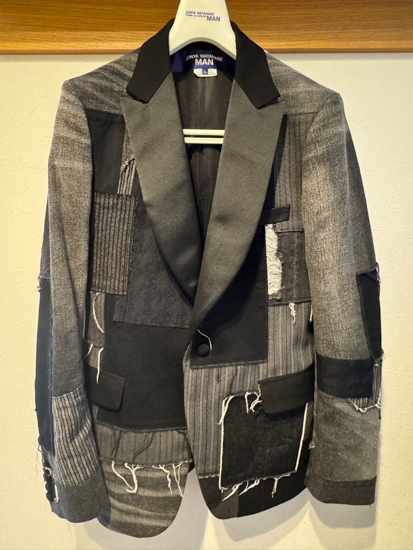 25S/S ジュンヤワタナベマン　パッチワークテーラーＪＫ