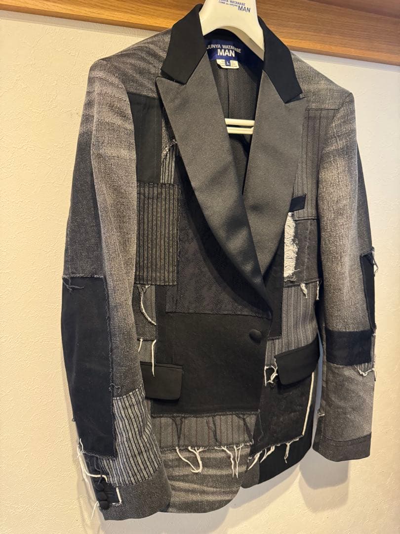 25S/S ジュンヤワタナベマン　パッチワークテーラーＪＫ