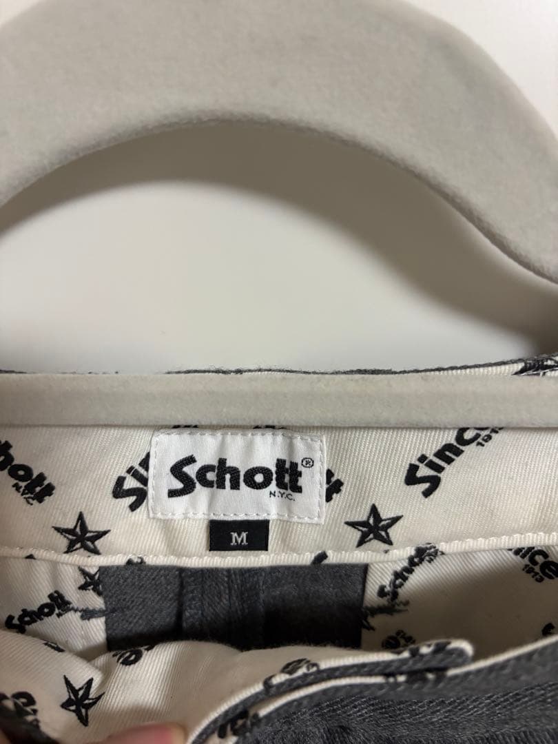 Schott ショット　TC DOUBLE PLEATED WIDE PANTS