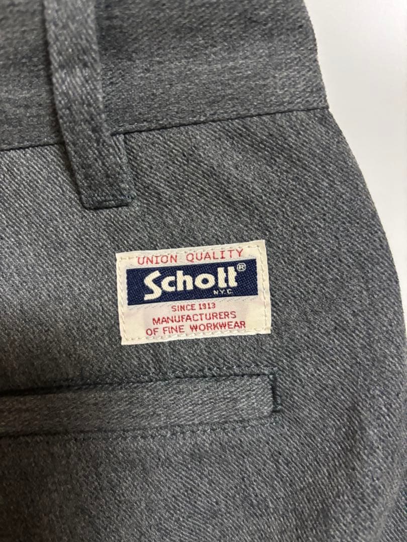 Schott ショット　TC DOUBLE PLEATED WIDE PANTS