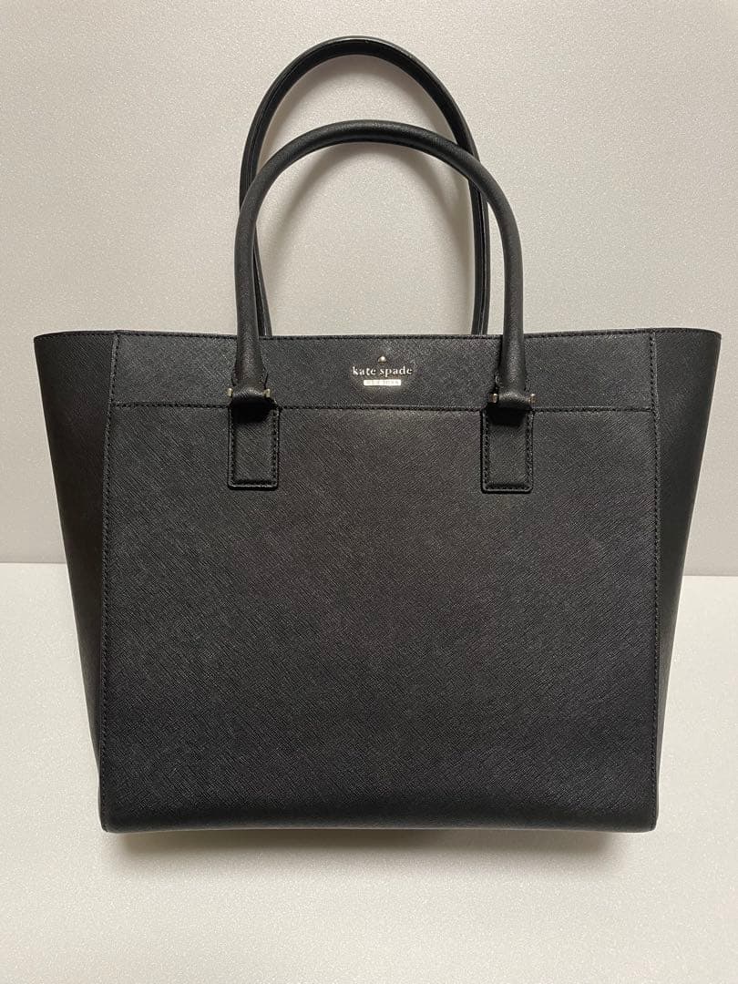 kate spade ブラック トートバッグ A4収納可