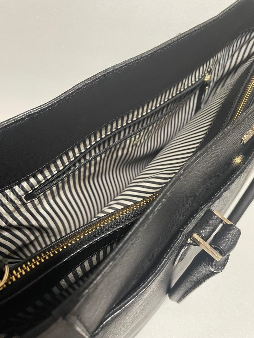 kate spade ブラック トートバッグ A4収納可