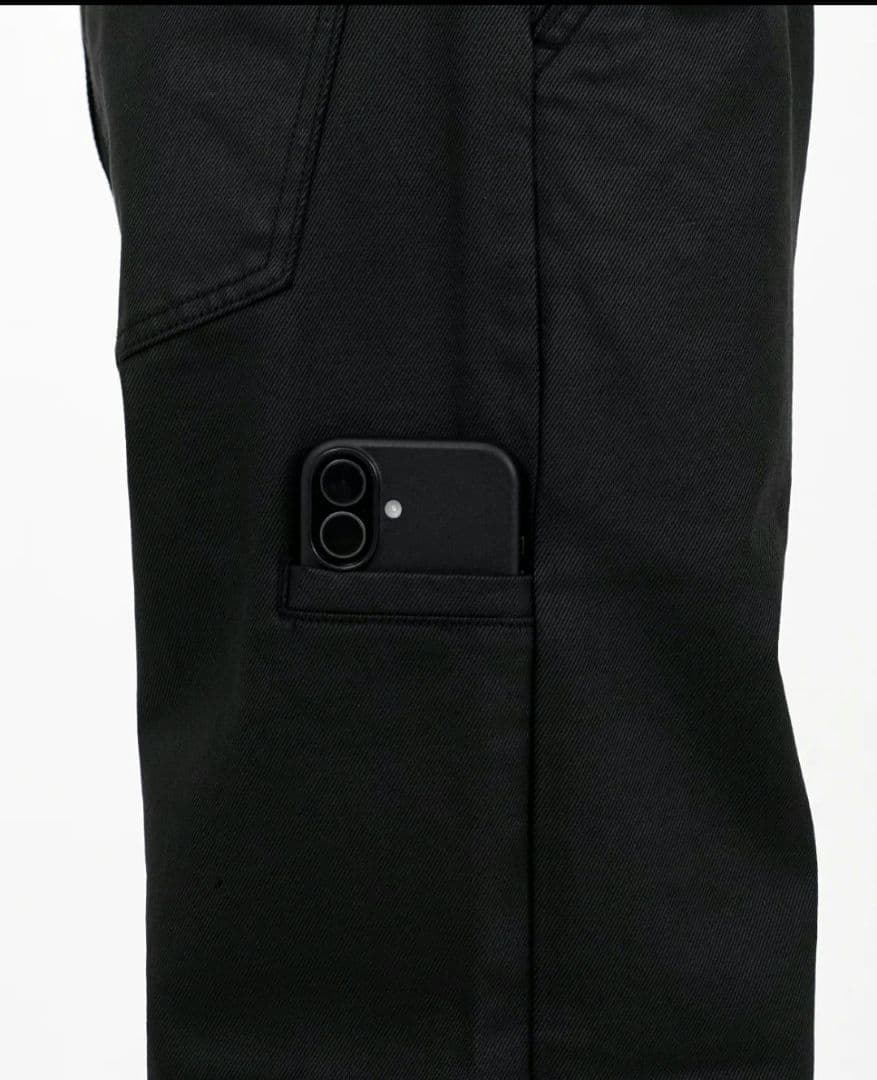 【即完品】asapmode Oil Coating Wide-Leg Pants