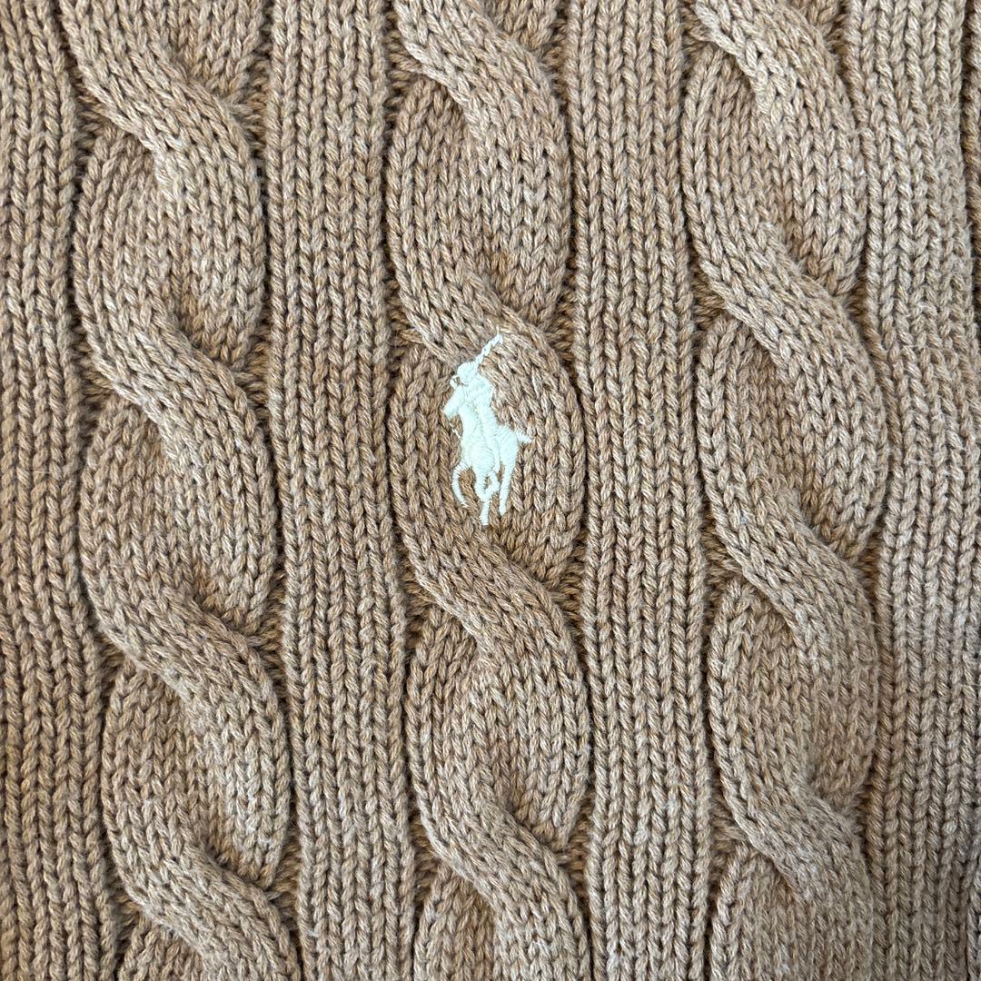 美品　POLO RALPH LAUREN　ケーブルニットカーディガン　М　165