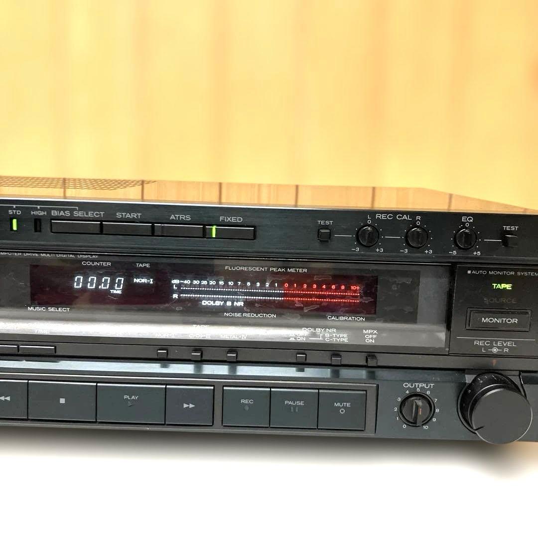 ESH010 日立 Lo-D D-909 ステレオカセットデッキ（ジャンク）