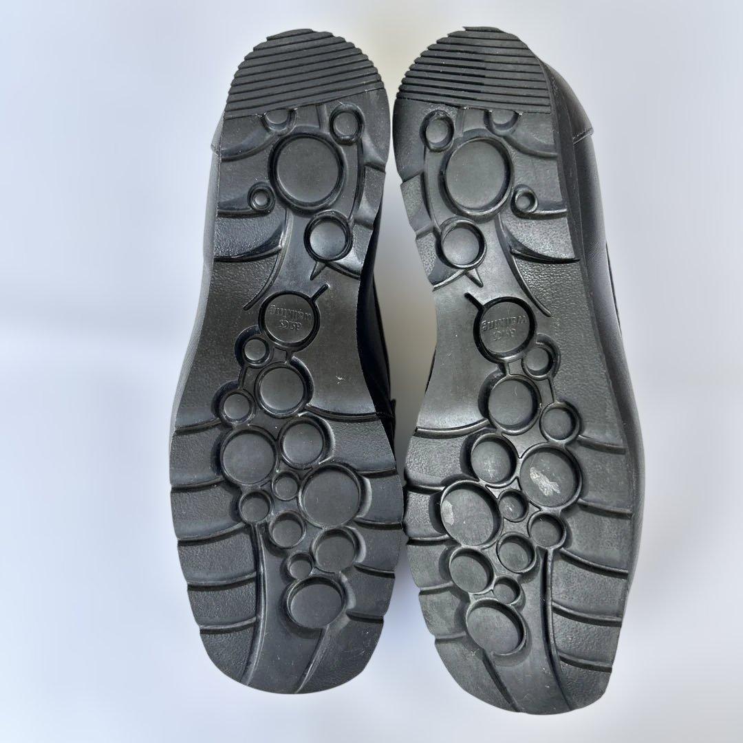 アシックスウォーキング　ペダラ　ローファー　黒　24.5 2E