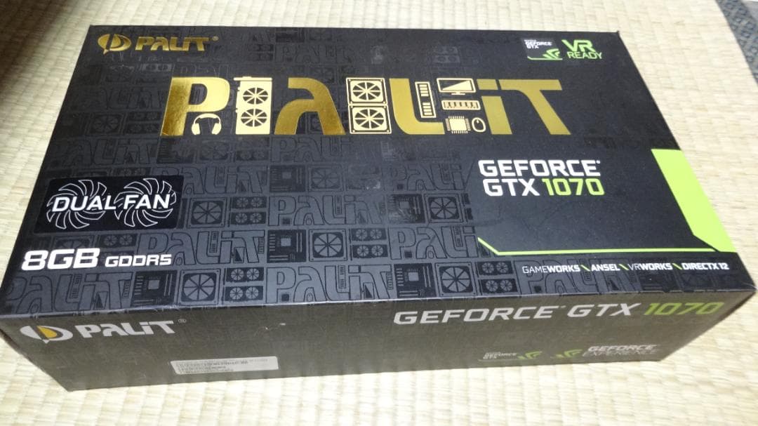 PALIT GeForce GTX 1070 8GB デュアルファン