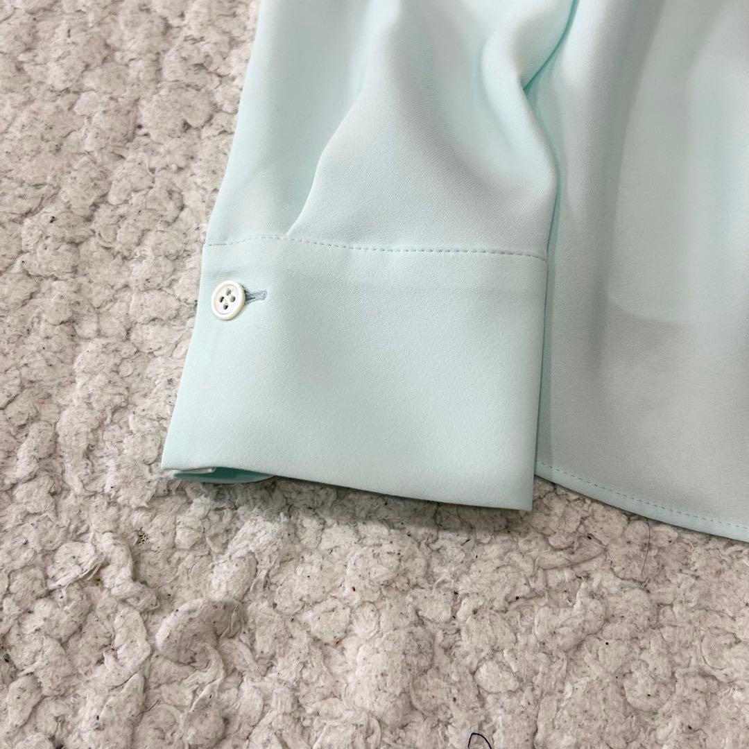 美品 セオリーリュクス 25SS ギャザー ストレッチ ウォッシャブル ブラウス