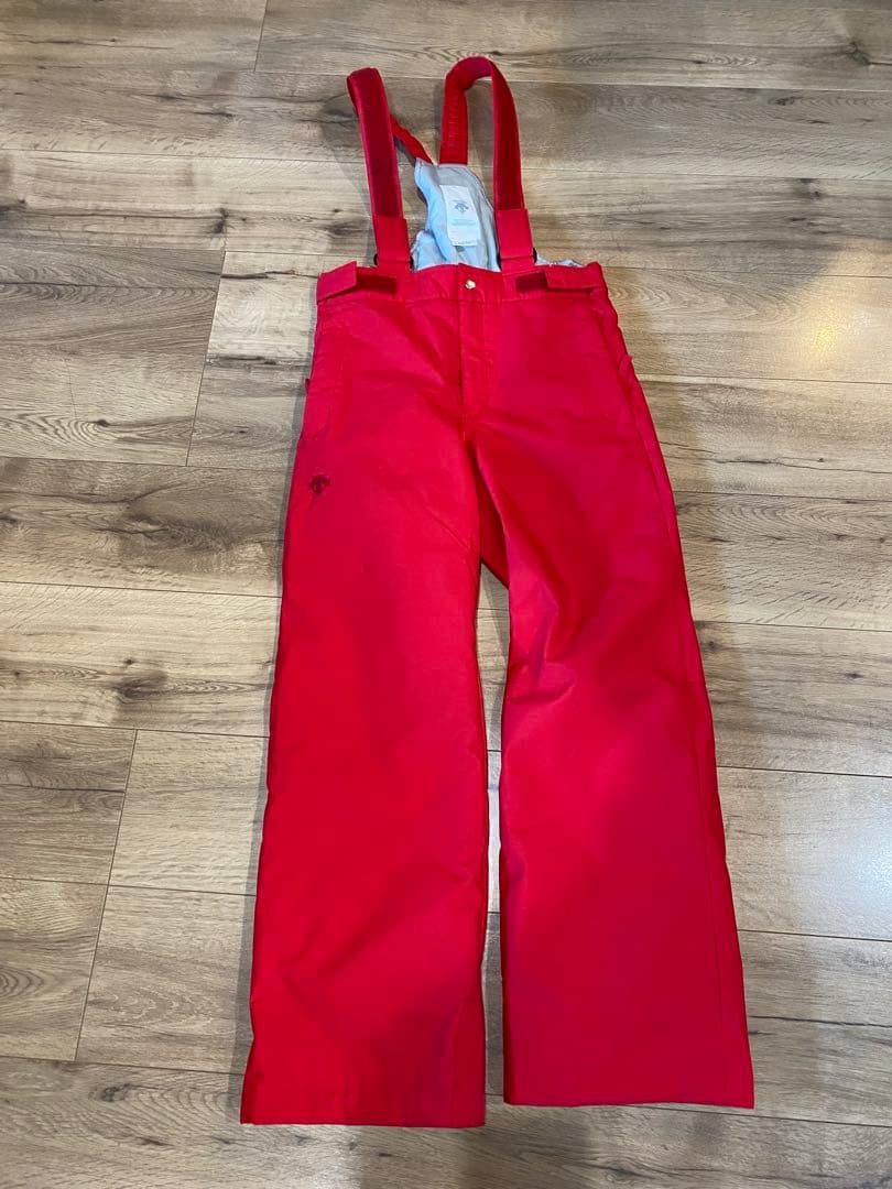 DESCENTE スキーウェア 黒 赤