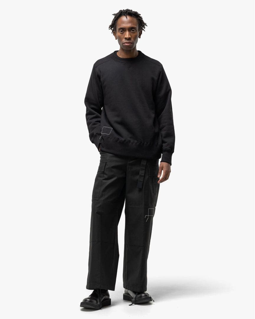 25ss WTAPS x SACAI クルーネック　トレーナー　XL