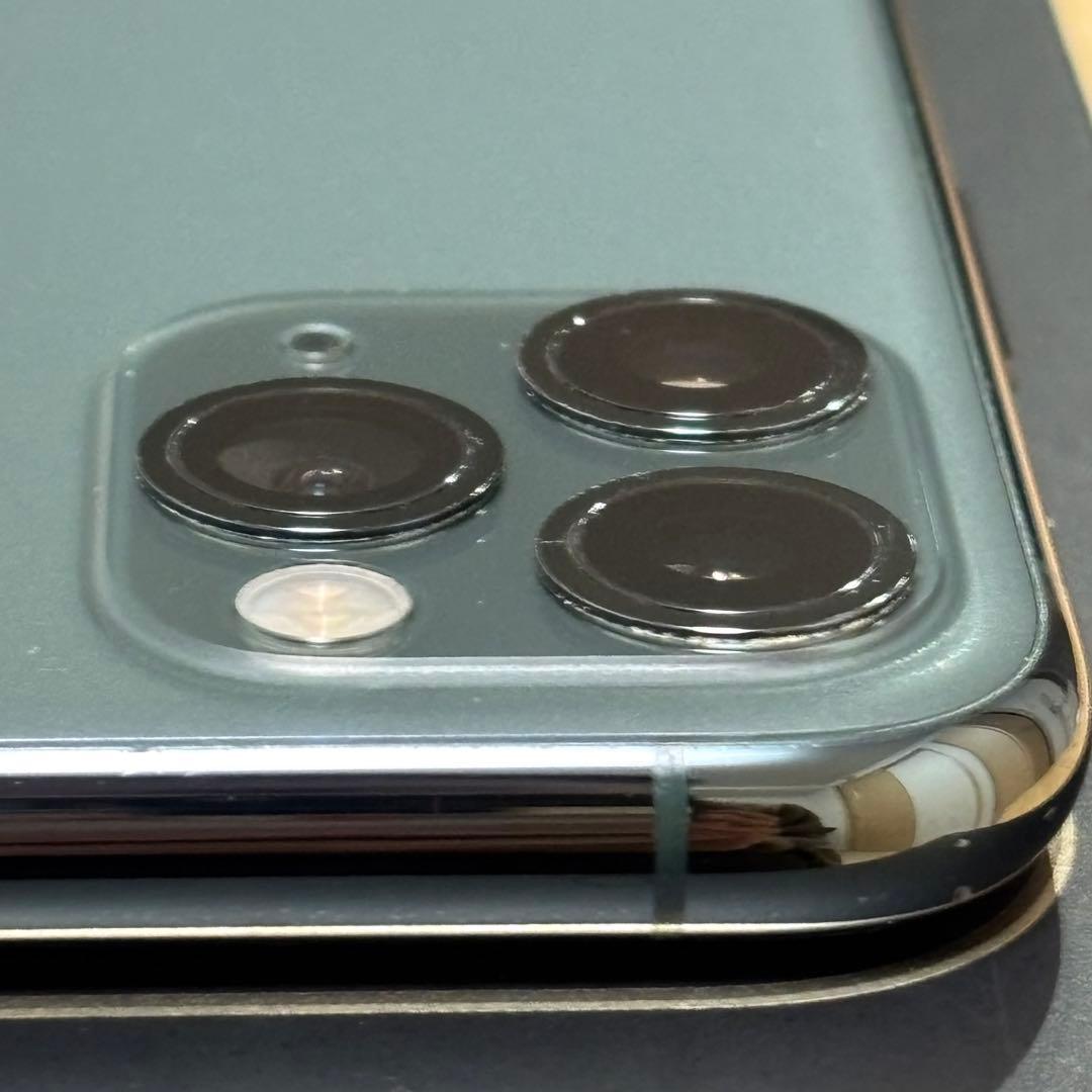 【美品】iPhone 11 PRO MAX 256GB ミッドナイトグリーン