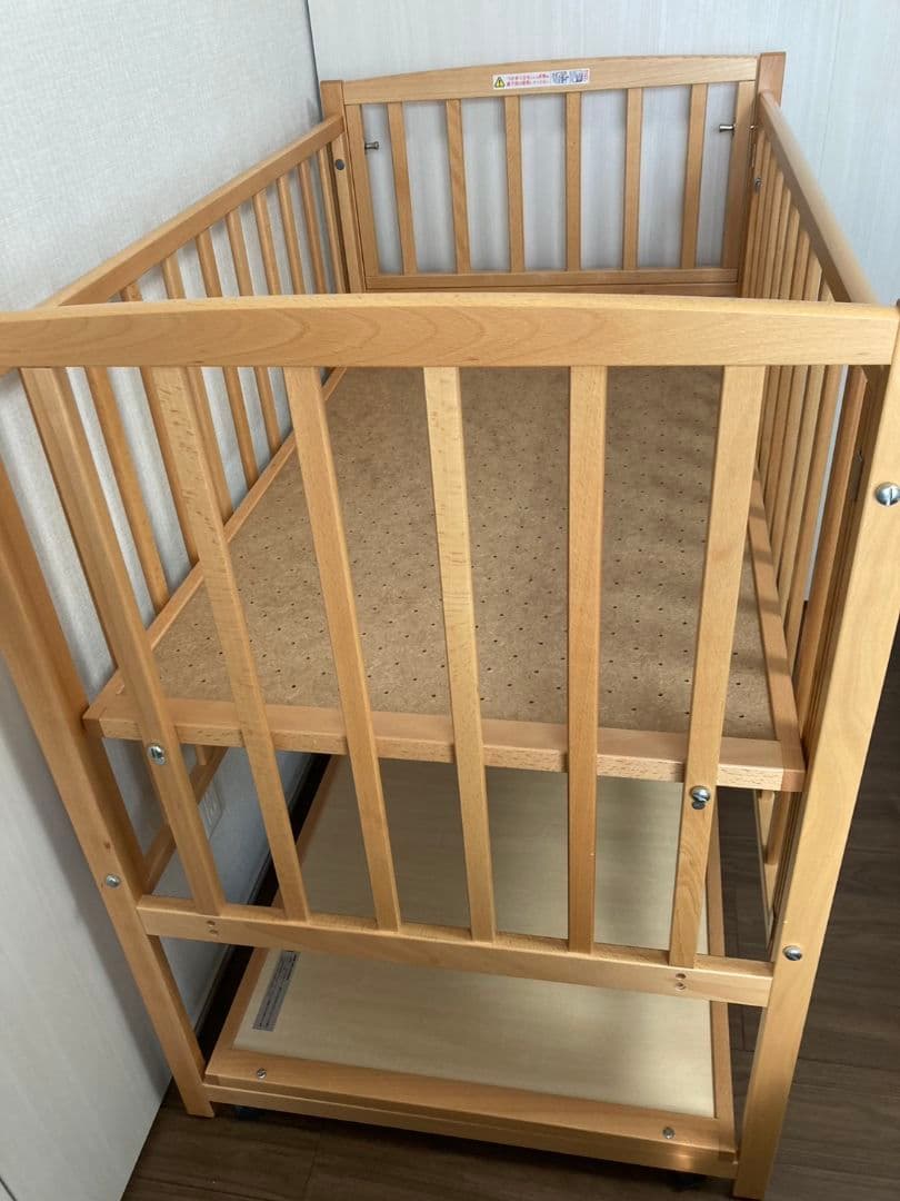 ベビーベッド ヤマサキ ハイタイプベッド ツーオープン