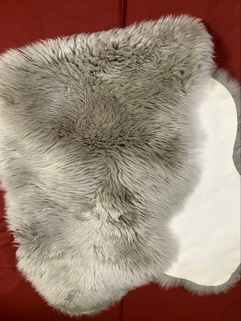 美品！ムートンラグ187×68cm