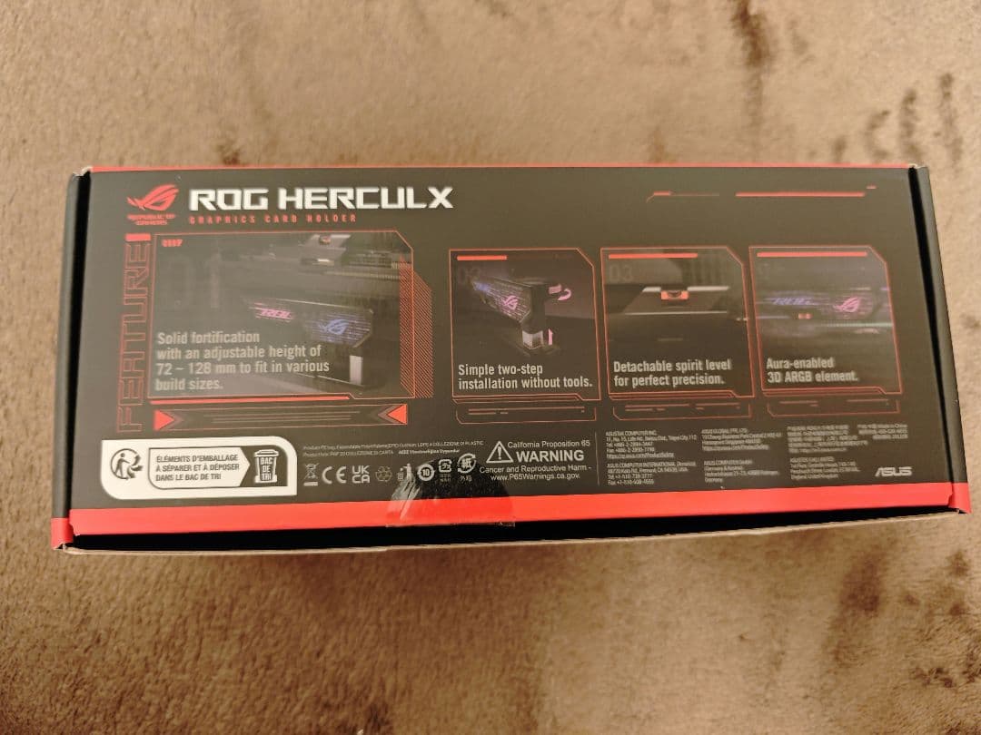 カスタム品 HATSUNE MIKU ROG HERCULX グラボホルダー