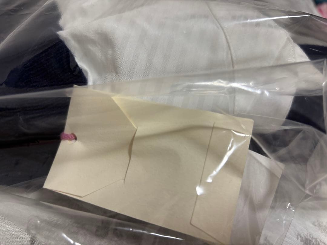 FURFUR フリル付きネイビー長袖カーディガン