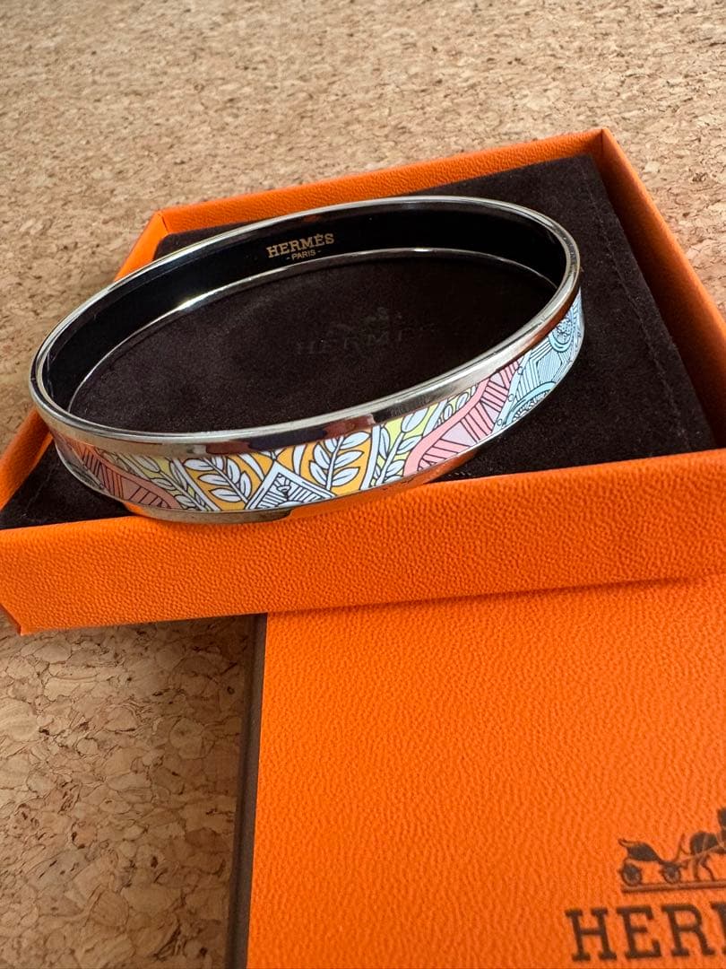 HERMES エルメス エマイユPMバングルブレスレット