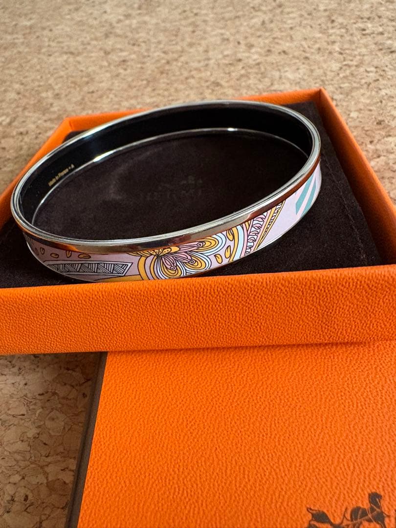 HERMES エルメス エマイユPMバングルブレスレット