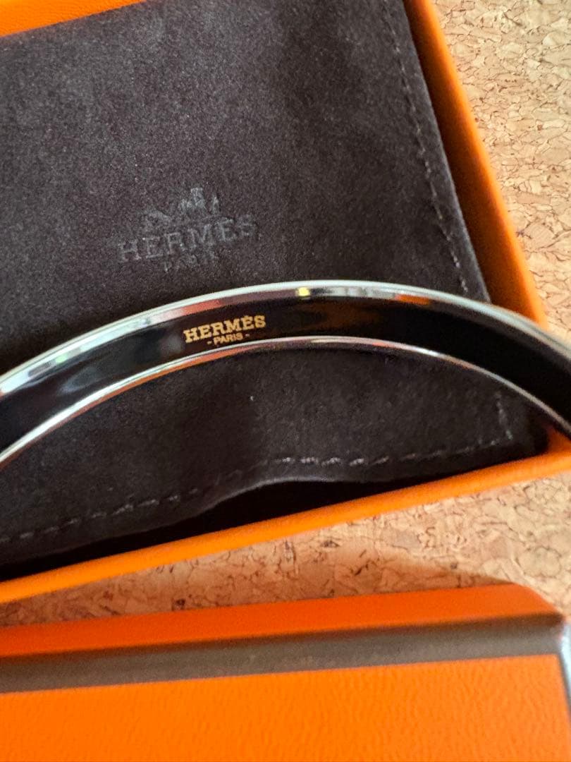 HERMES エルメス エマイユPMバングルブレスレット