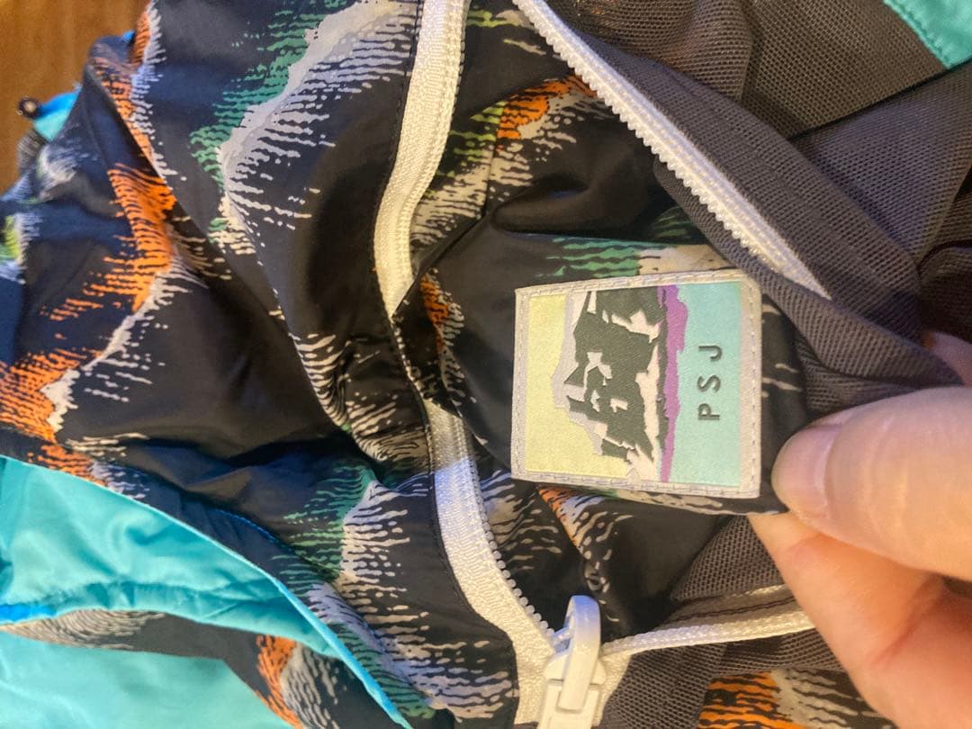 水色 フード付き ダウンベストダウン90%