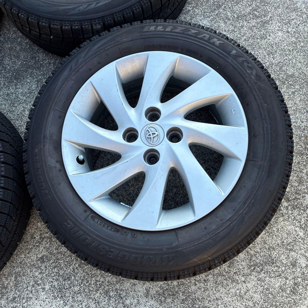 トヨタ 15インチ ブリヂストン BLIZZAK セット　スタッドレス茨城県