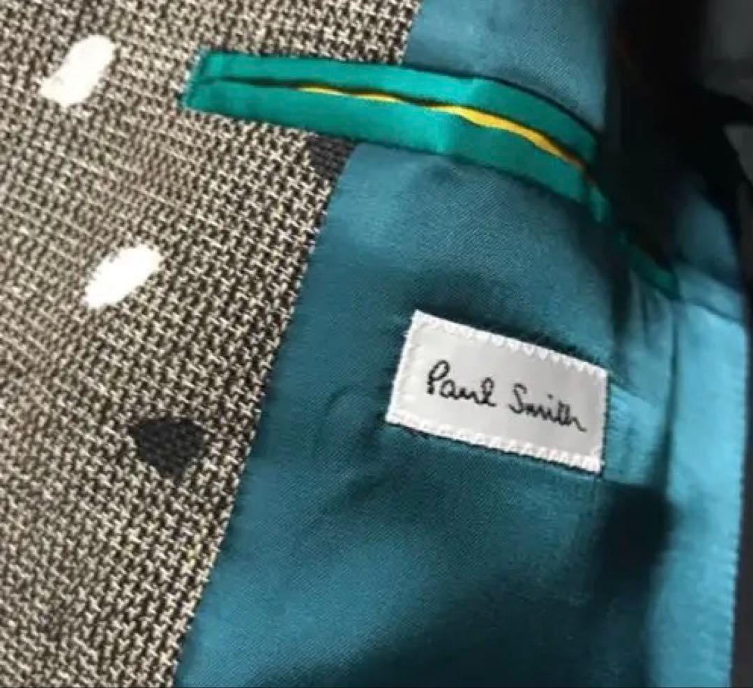 【美品】レア　Paul Smith ドット柄 テーラードジャケット